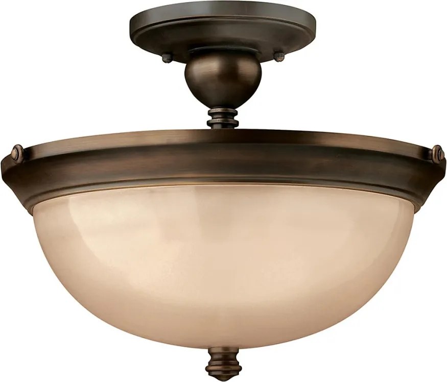 ELSTEAD HK-MAYFLOWER-SF MAYFLOWER Klasszikus Mennyezeti Lámpa Borostyán, Antik Bronz E27 IP20