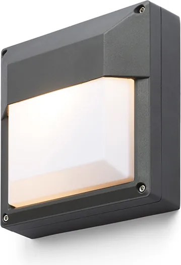 RENDL DELTA 215 fali lámpa antracit 230V LED E27 15W IP54