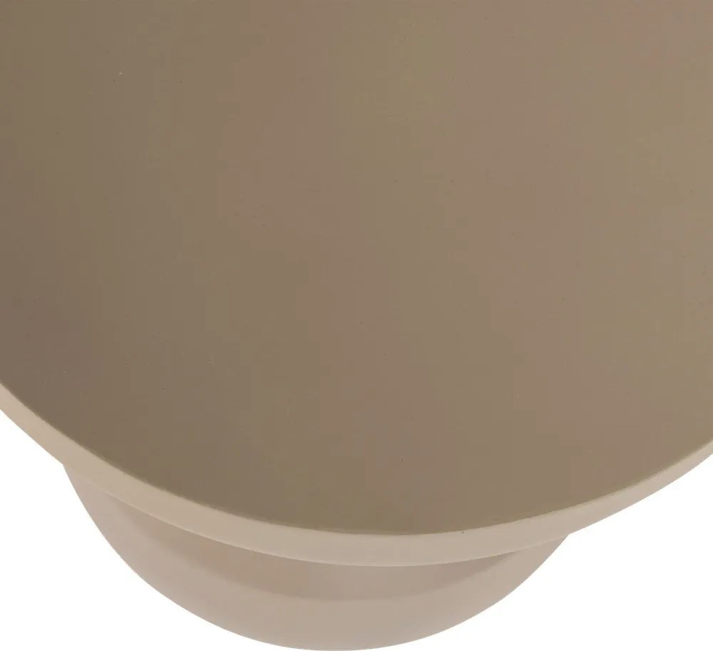 Fém kerek tárolóasztal ø 45 cm Bova – WOOOD