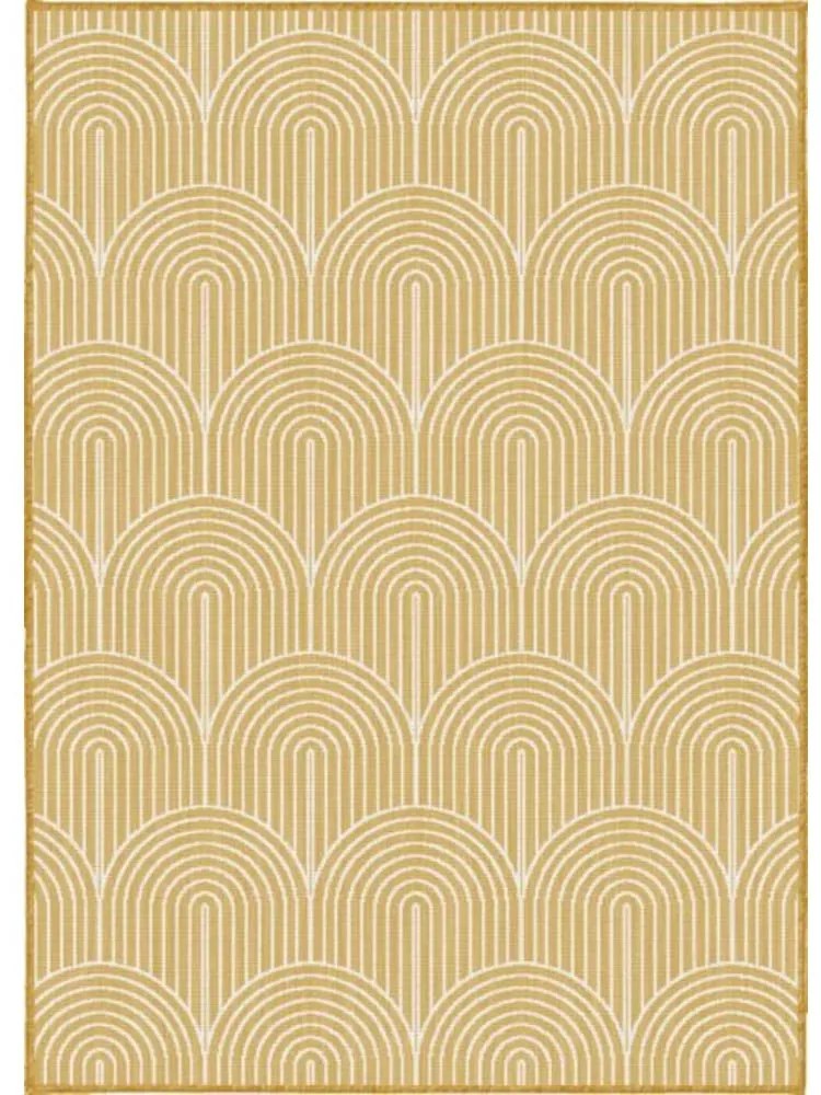 Okkersárga kültéri szőnyeg 80x150 cm Pangli Ochre – Hanse Home