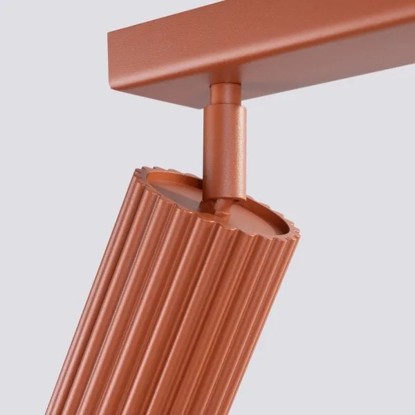 Sollux SL.1642 - Spotlámpa KARBON 6xGU10/10W/230V piros