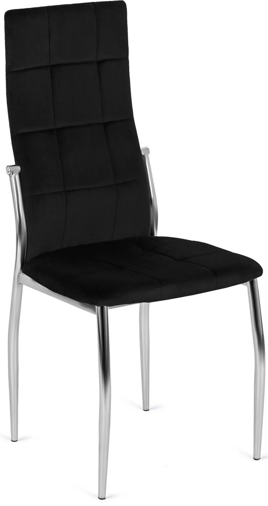 Fekete Bársony Étkezőszék. MOLLY