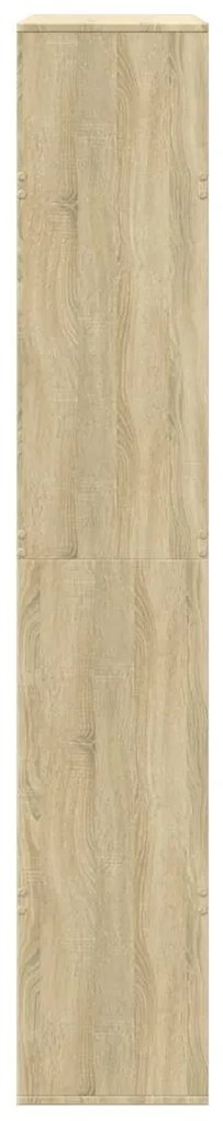 sonoma tölgy színű szerelt fa térelválasztó 100 x 33 x 187,5 cm