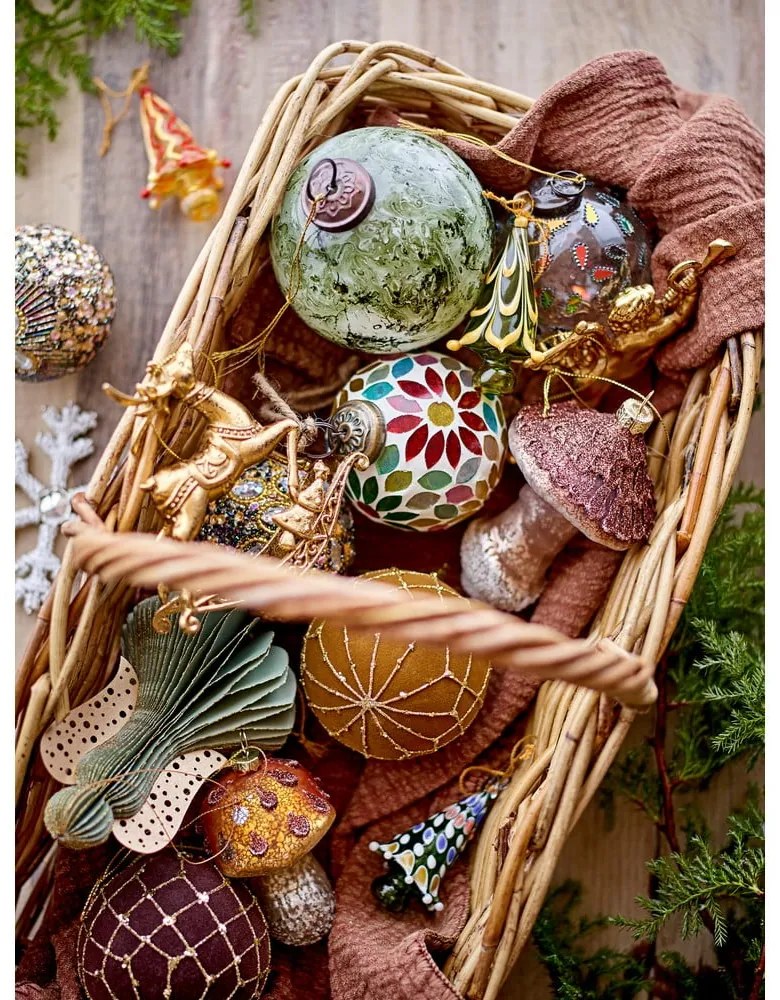 Karácsonyfadísz készlet 3 db-os 10 cm Anisa – Bloomingville