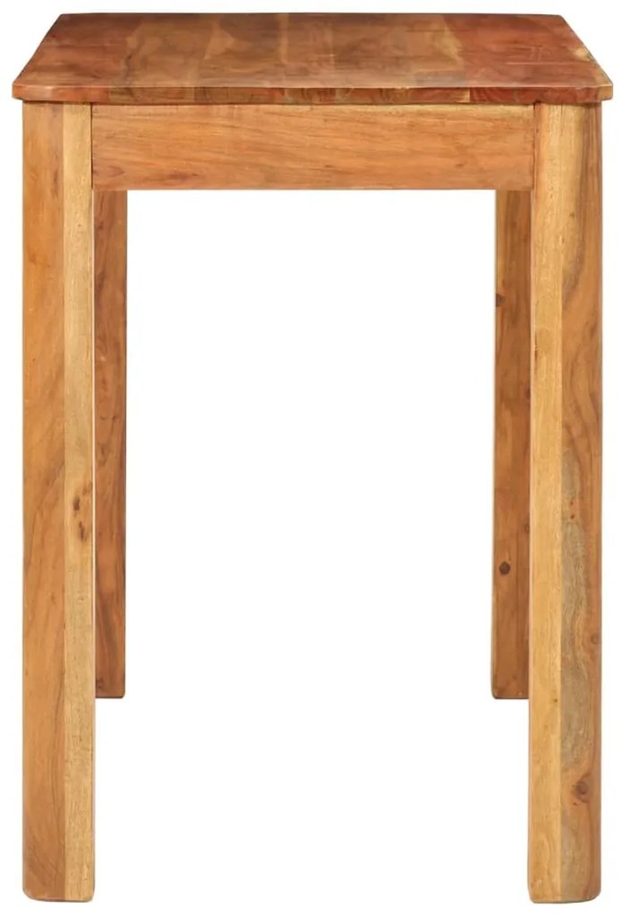 tömör akácfa étkezőasztal 110 x 55 x 76 cm