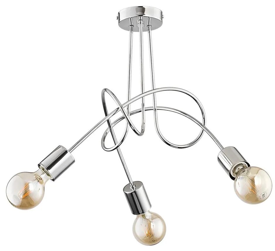 Felületre szerelhető csillár TANGO 3xE27/15W/230V króm