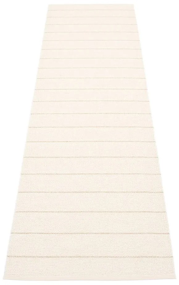 Krémszínű kültéri-beltéri futószőnyeg 70x270 cm Carl Vanilla – Pappelina