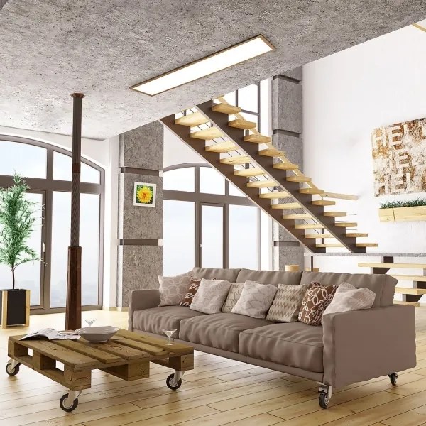 Rabalux 6909 - LED Felületre szerelhető panel ALMOND LED/40W/230V 4000K