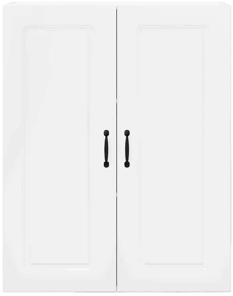 Fali konyhaszekrény Magas Fényű Fehér 80 x 31 x 100 cm Faanyag