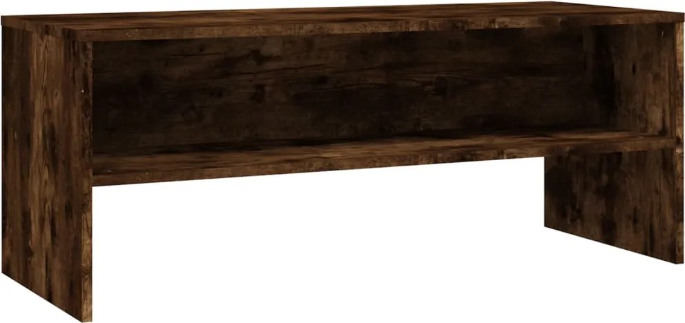 vidaXL füstös tölgy színű szerelt fa TV-szekrény 100 x 40 x 40 cm
