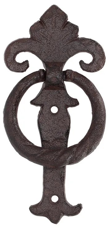 Klasszikus öntöttvas ajtókopogtató, 16 cm