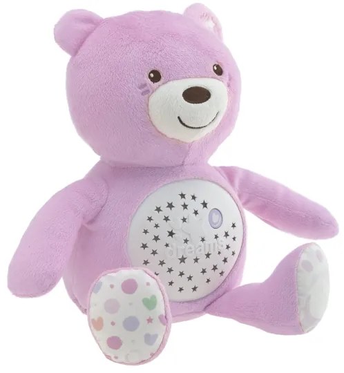 Chicco - Projektor dallammal BABY BEAR 3xAAA rózsaszín