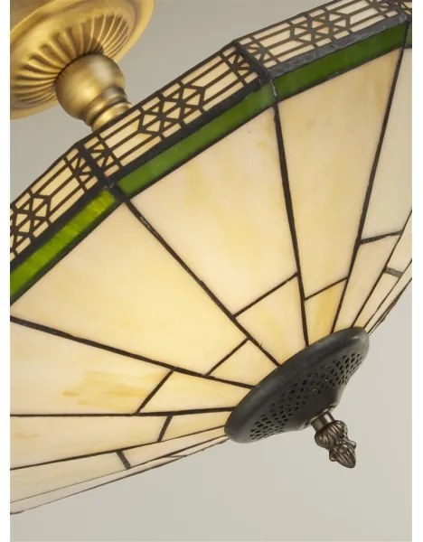 Searchlight 4417-17 - Tiffany mennyezeti lámpa NEW YORK 2xE14/40W/230V