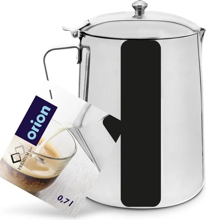 Ezüstszínű rozsdamentes acél vízforraló kanna 700 ml Anett – Orion