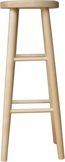 Bükk bárszék kerek 81' natúr