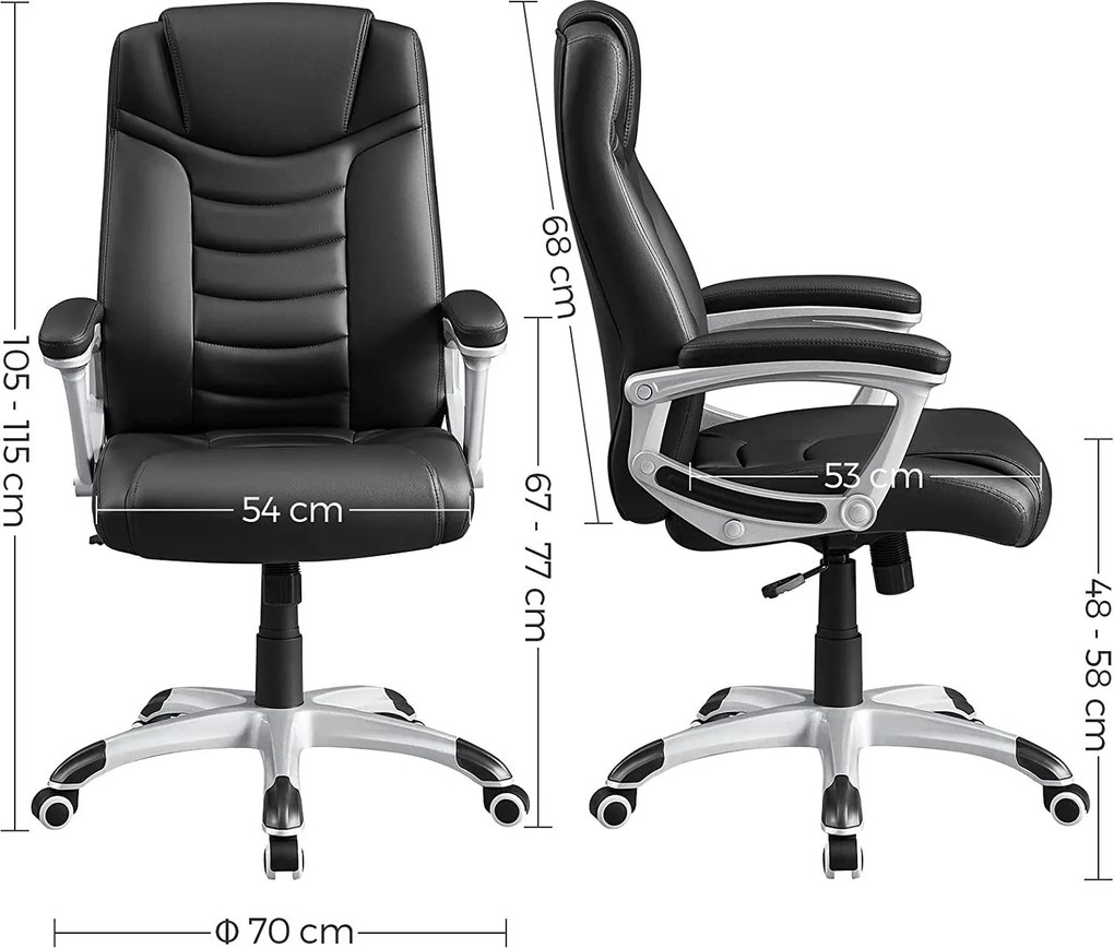 Ergonomikus irodai szék, állítható magasságú forgószék