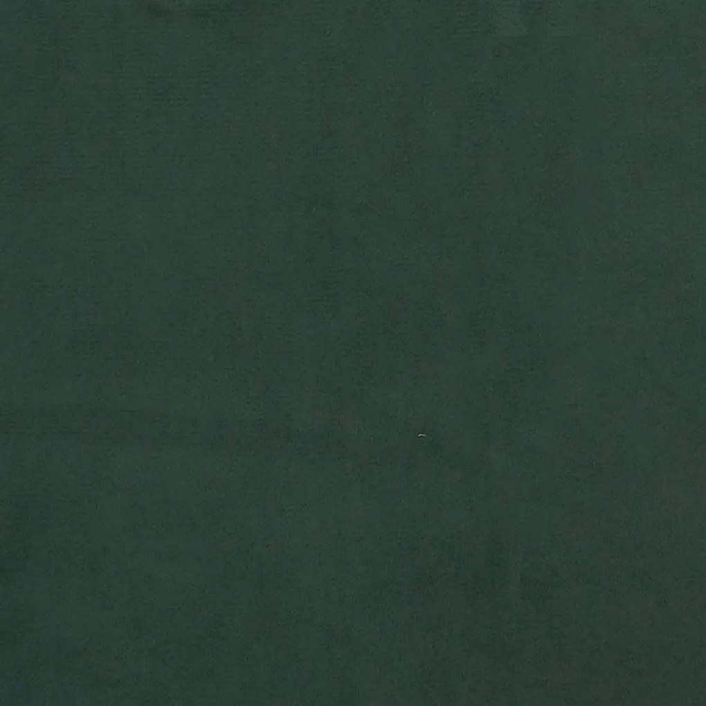 sötétzöld bársony zsebrugós matrac gyerekeknek 80 x 160 cm