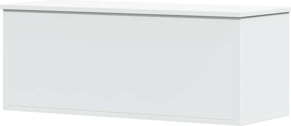 vidaXL fehér szerelt fa tárolóláda 90 x 35 x 35 cm
