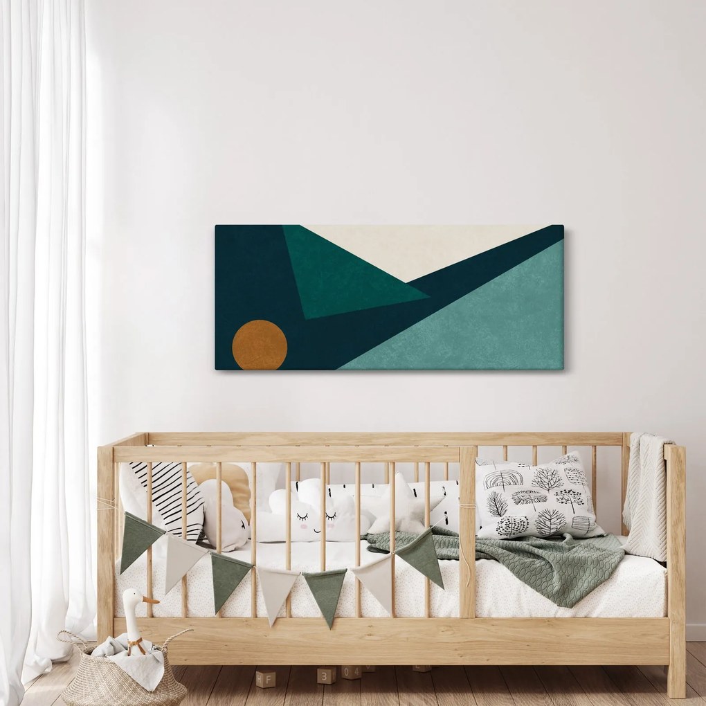 Kép - Kubista absztrakció (120x50 cm)