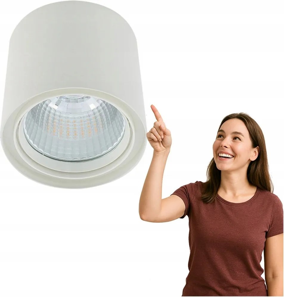 Falra szerelhető Led spot lámpatest 40W Luna White 3800LM WG-706R/WU-WW/70 Italux