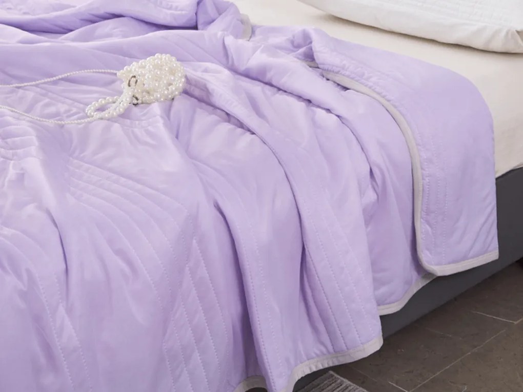 Hűsítő nyári paplan CELIA, lila Méret: 200 x 220 cm