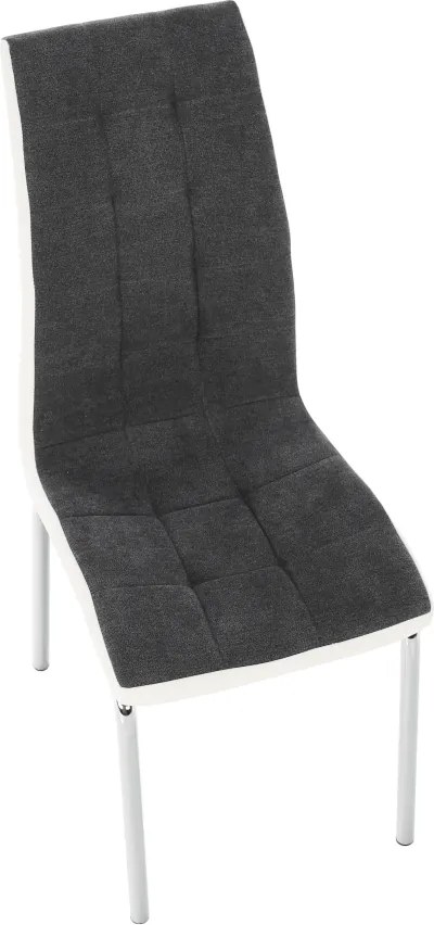 Étkezőszék, sötétszürke/fehér, GERDA New