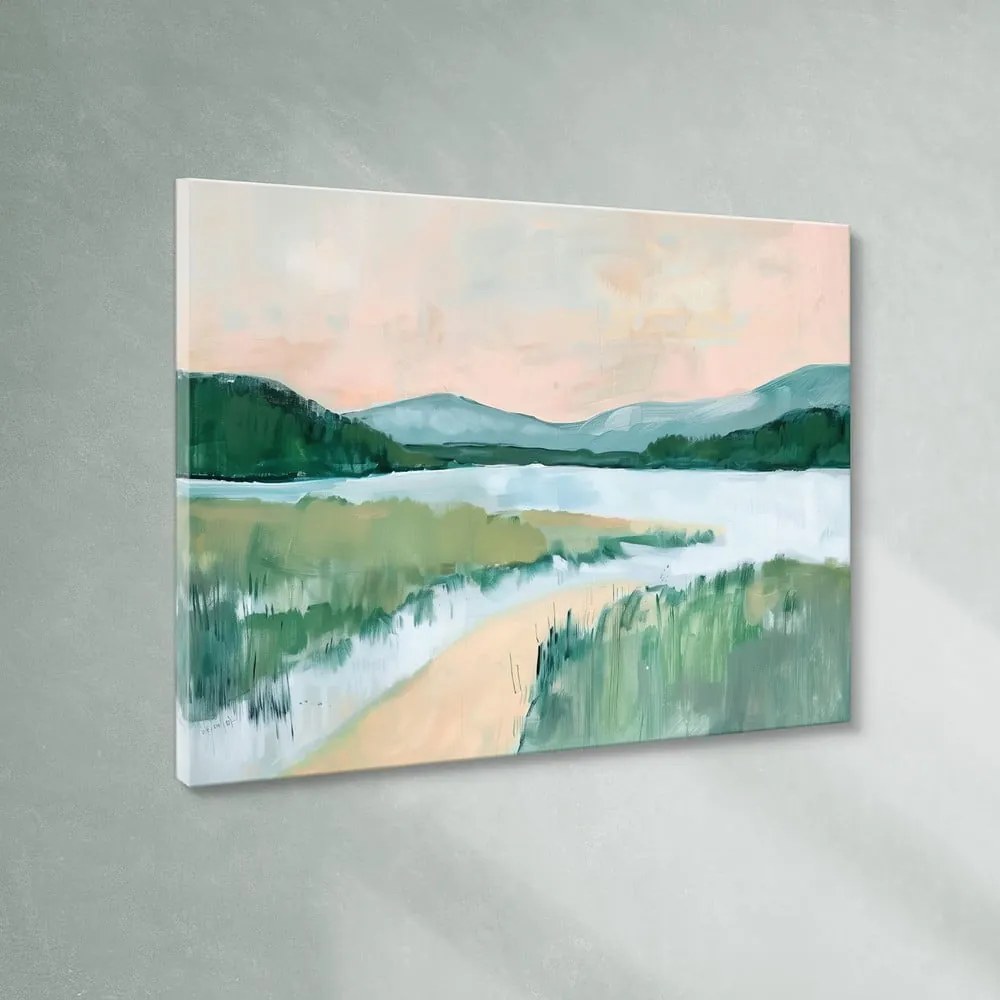 Kép 70x100 cm Gouache Lake – Styler