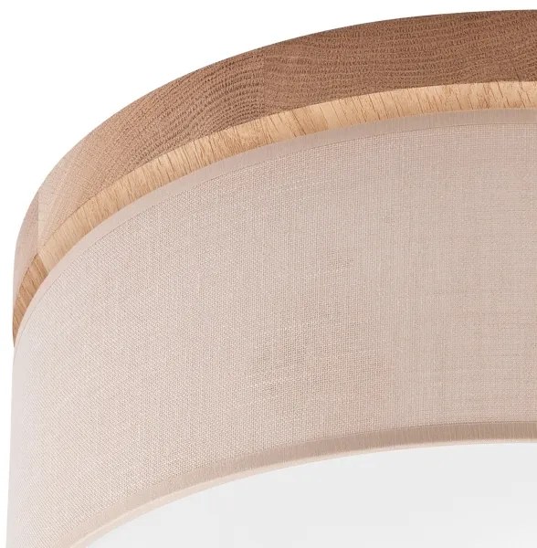 Brilagi - LED mennyezeti lámpa BELLADONNA 2xE27/15W/230V, 40 cm, bézs/dub