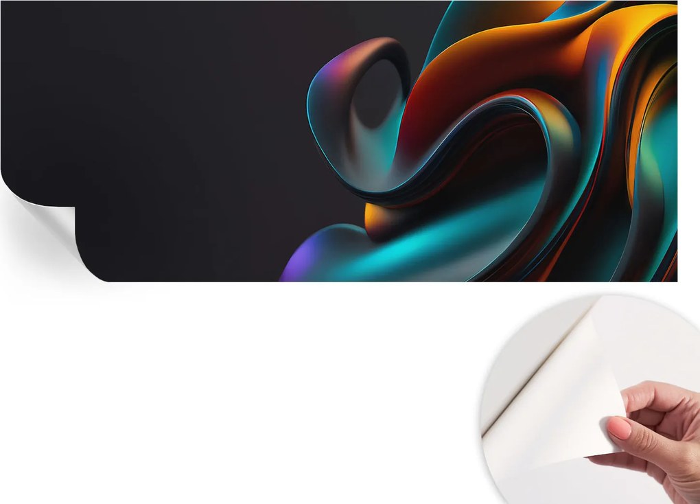 Fotótapéta Dekoratív Fali Tapéta Fotók Színes Örvény 250x104