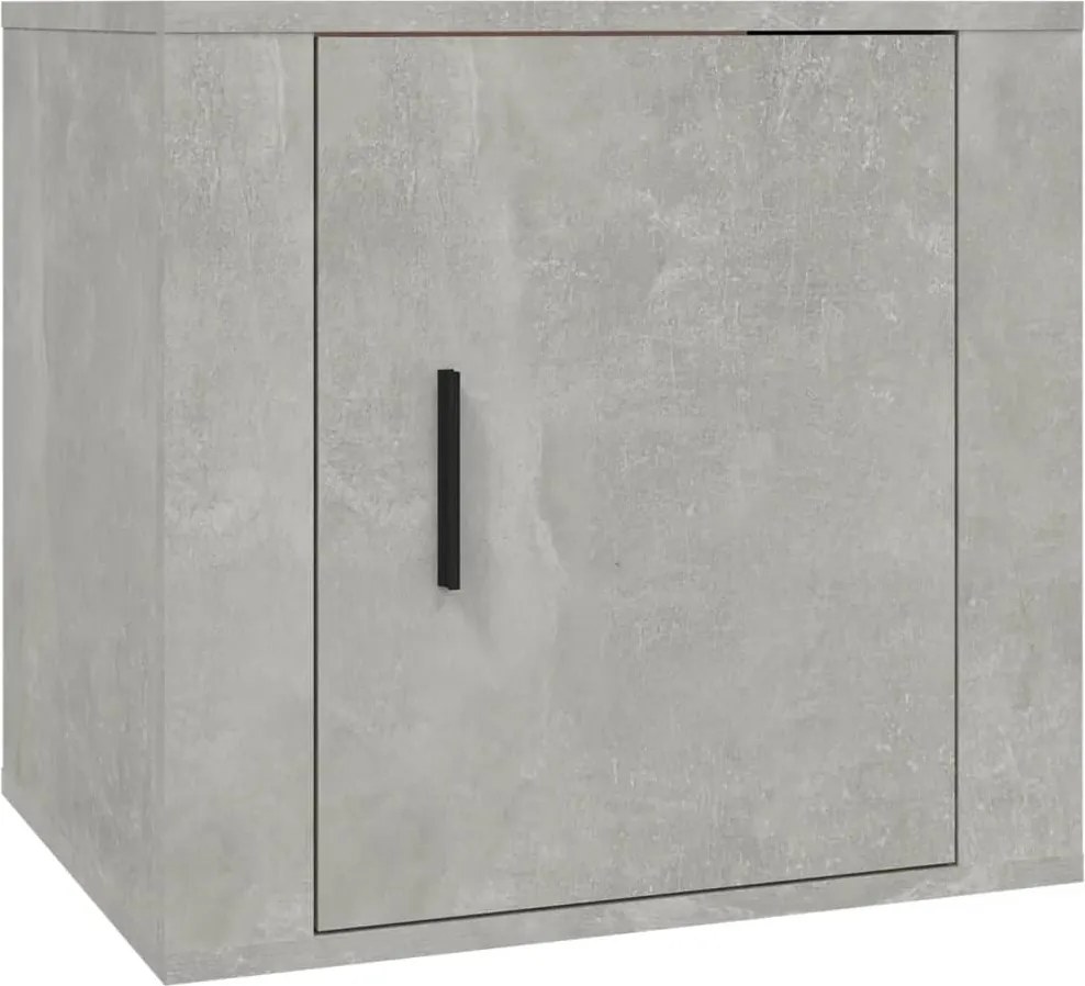 vidaXL betonszürke éjjeliszekrény 50x39x47 cm
