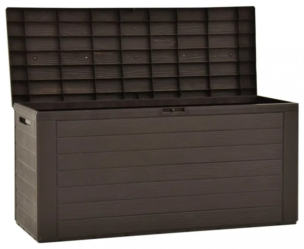 barna kerti tárolóláda 116 x 44 x 55 cm
