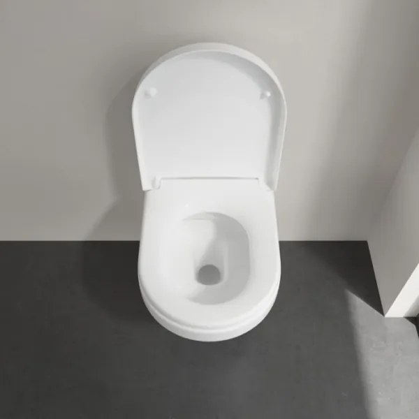 Villeroy & Boch 5684HRR1 - Fali WC SoftClose ülőkével ARCHITECTURA kerámia/fehér