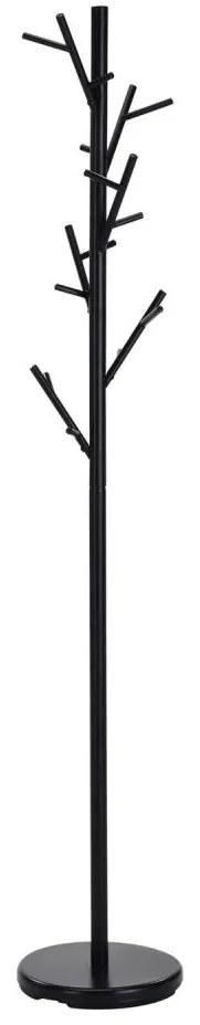 Kabáttartó 176x30 cm fekete