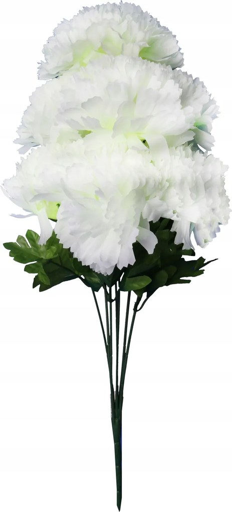 Csokor 7 nagy krizantém fehér Goliat Virágok