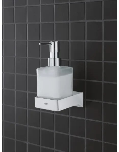 GROHE 40805000 - SELECTION CUBE 300 ml folyékony szappanadagoló, fényes króm