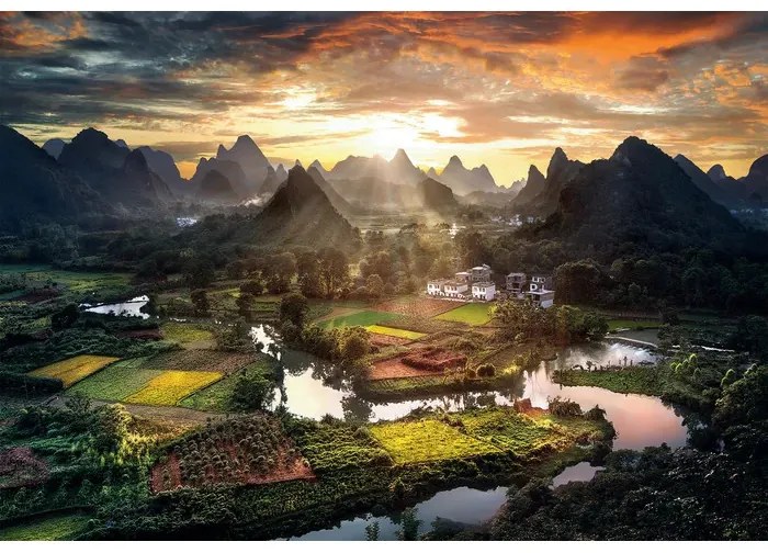 Kína View 2000 db-os puzzle Clementoni