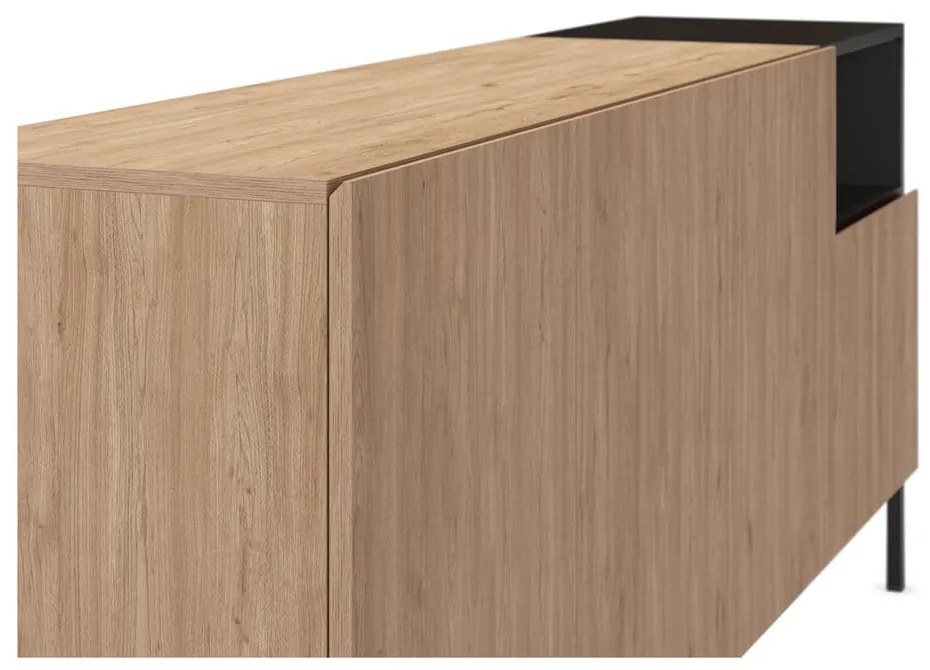 Natúr színű komód 180x80 cm Cailin – Marckeric