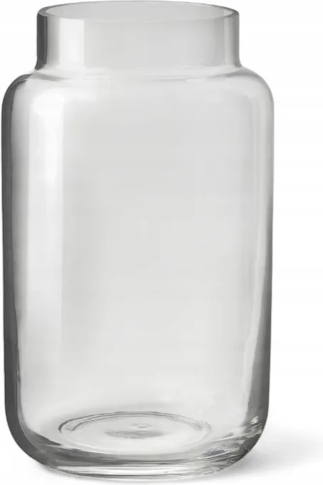 Westwing Lasse üveg váza, magasság 22 cm, Szürke