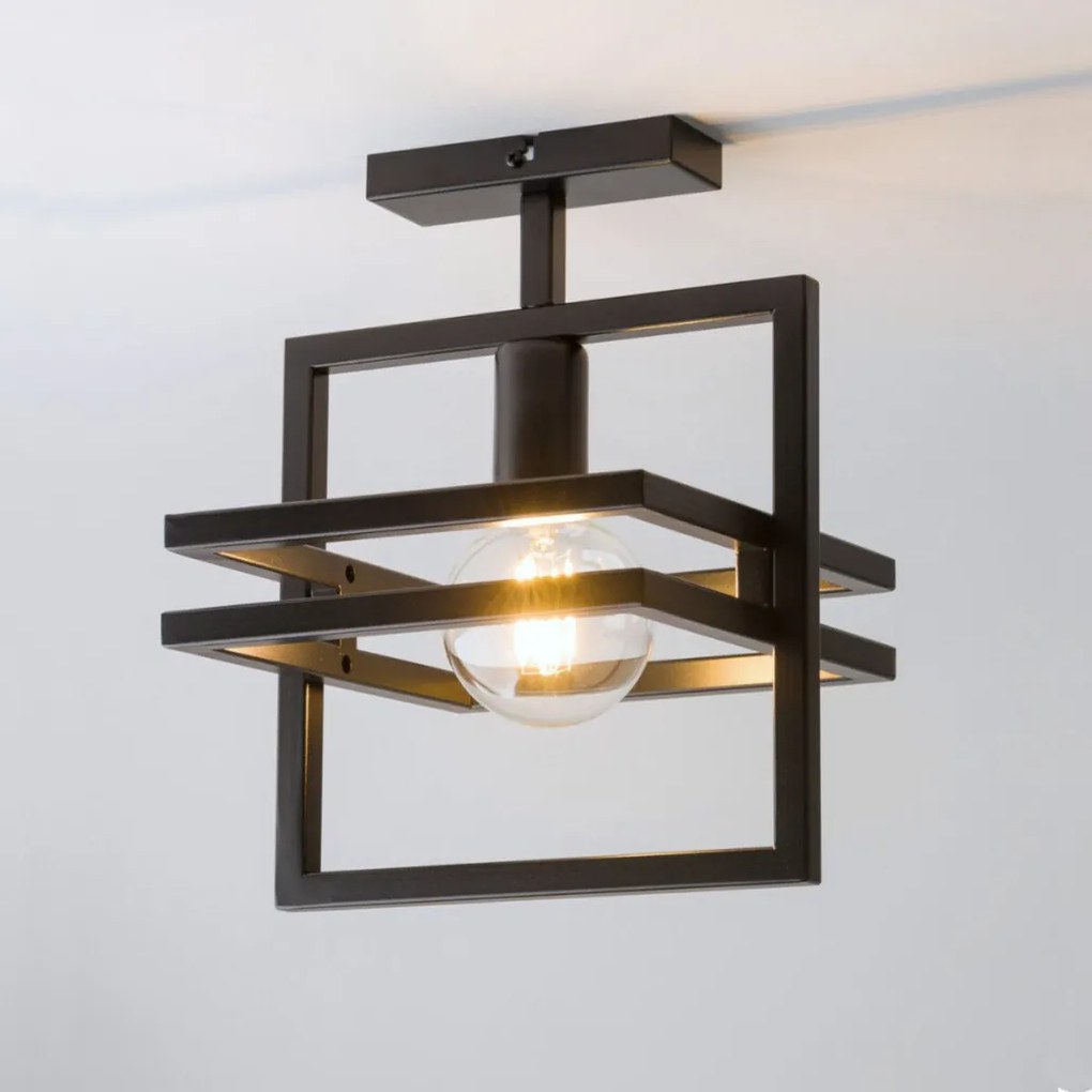 SIGMA LIGHTING 32400 MERCI Loft Mennyezeti Lámpa Fekete E27 IP20