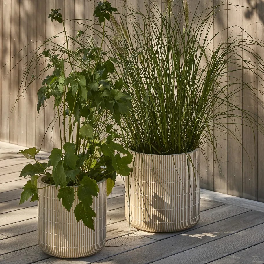 Haukefjell kültéri kaspó 2 db