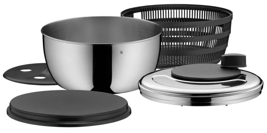 Salátacentrifuga Cromargan® rozsdamentes acélból, magasság 16 cm - WMF