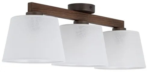 Brilagi - Felületre szerelhető csillár LATTE 3xE27/15W/230V fenyő/fehér