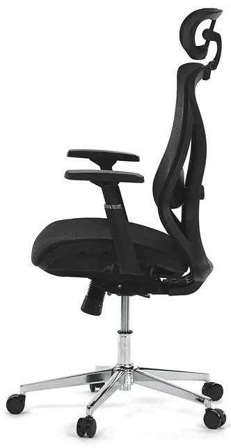 Fekete Hálós Irodai Szék, Szinkron Mechanikával. KA-S258 BK