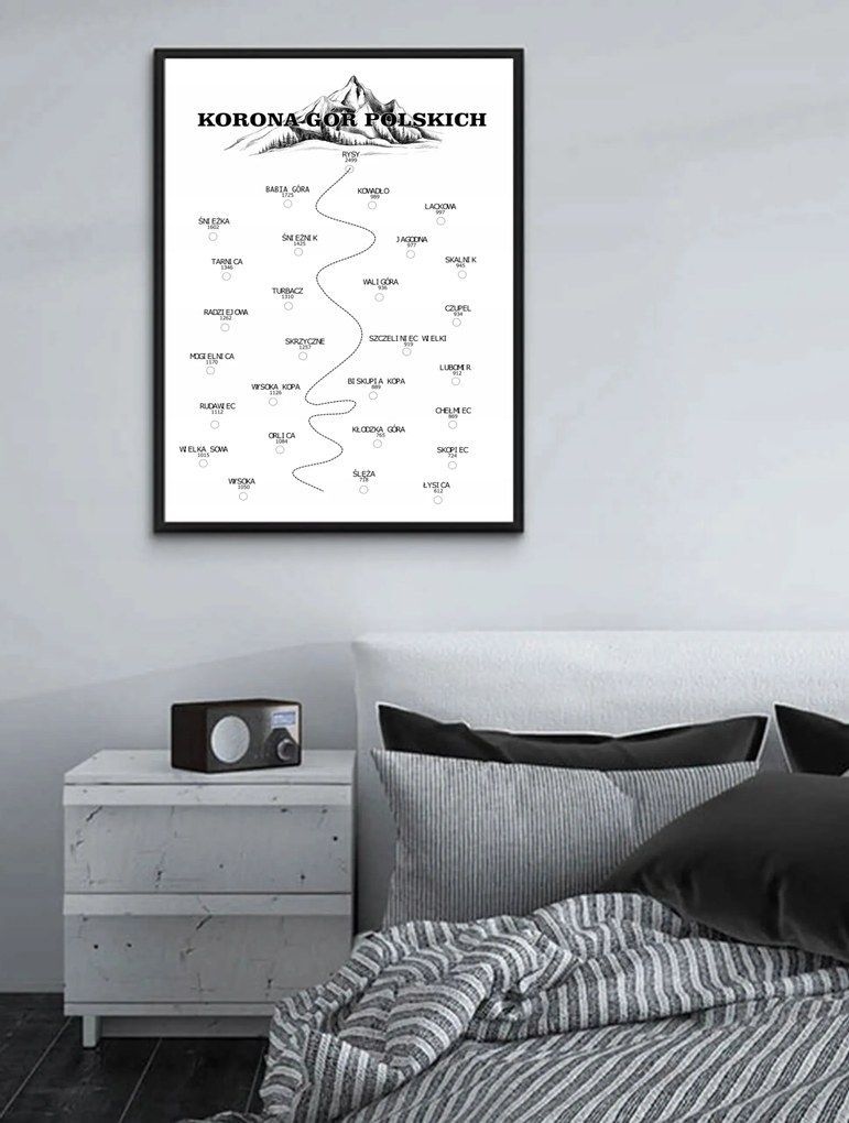 Hegyek koronája Lengyel Poszter 90x60cm