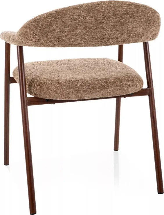 Lagos D Raven étkezőszék latte/dió