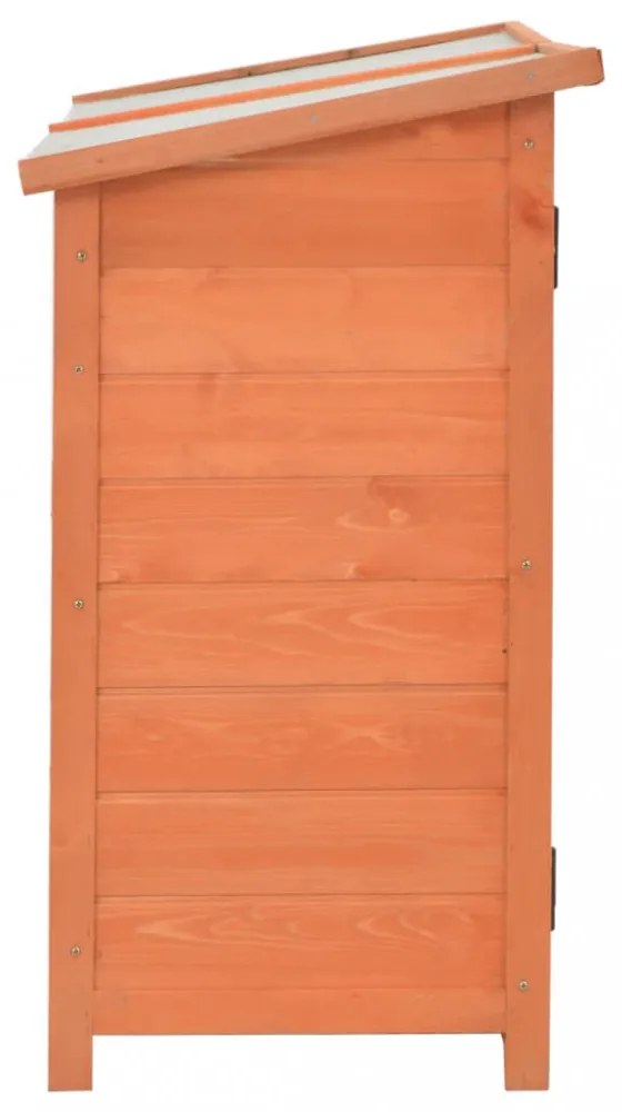 fa kerti fészer 128x42x91 cm