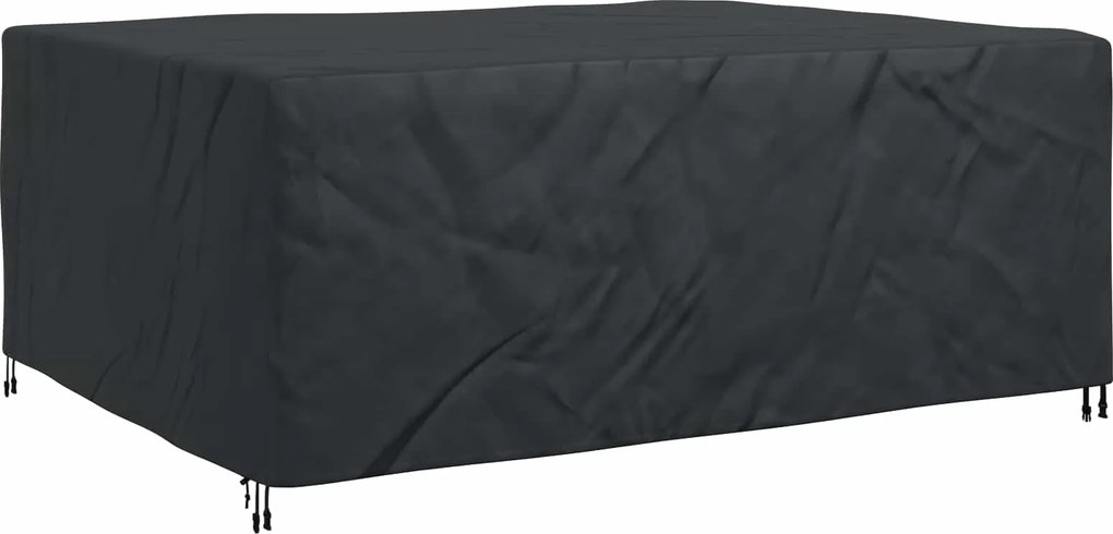 vidaXL Bútor takaró Egyszínű Fekete 220 x 190 x 85 cm 210D