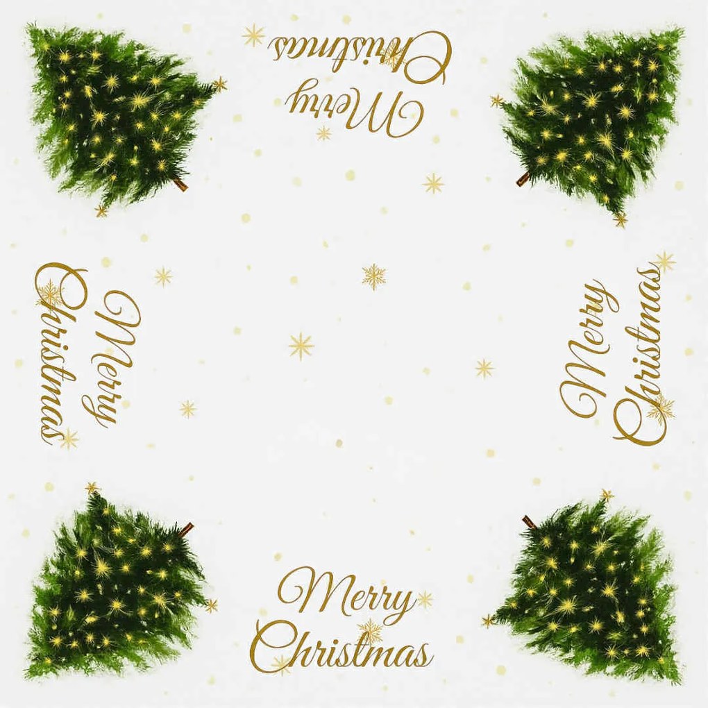 Karácsonyi terítő Merry Christmas 140 x 180 cm TiaHome