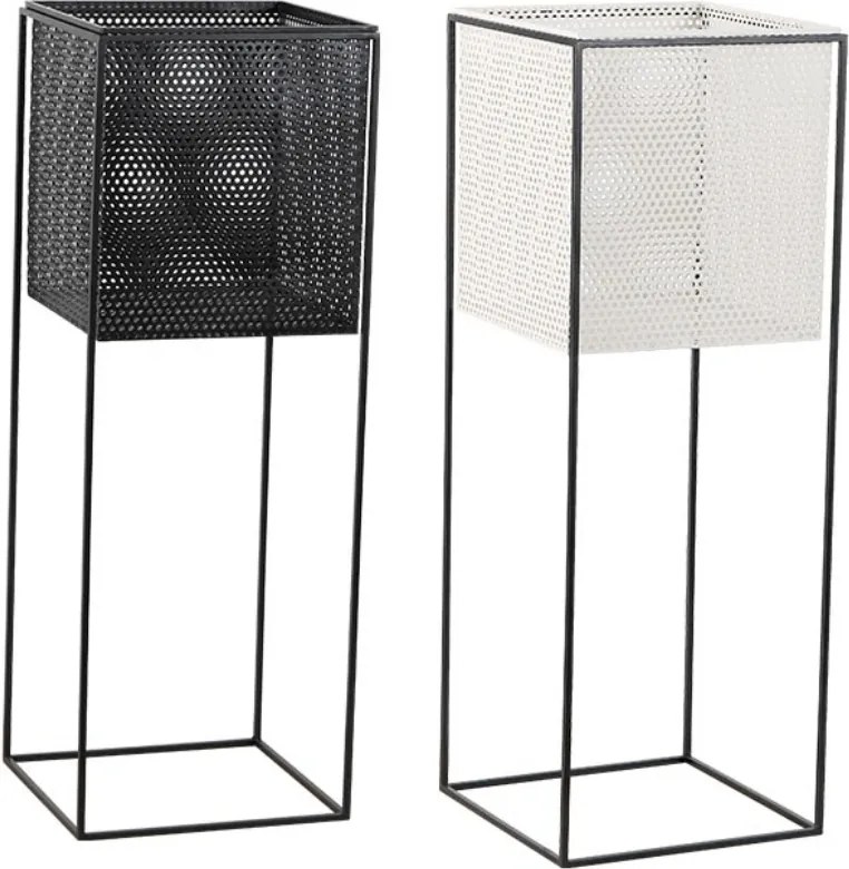 Virágtartó állvány, fekete, MELOI TYP 1