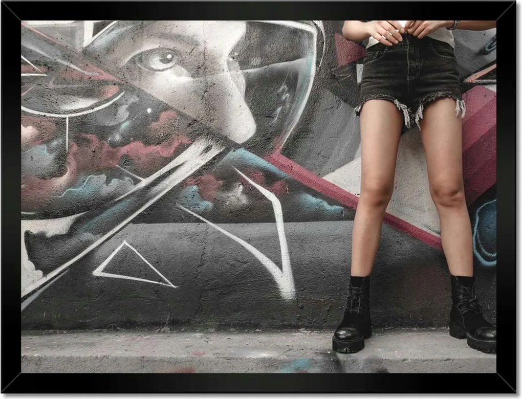 Poszterek keretben 40x30 Graffiti Utcaművészet